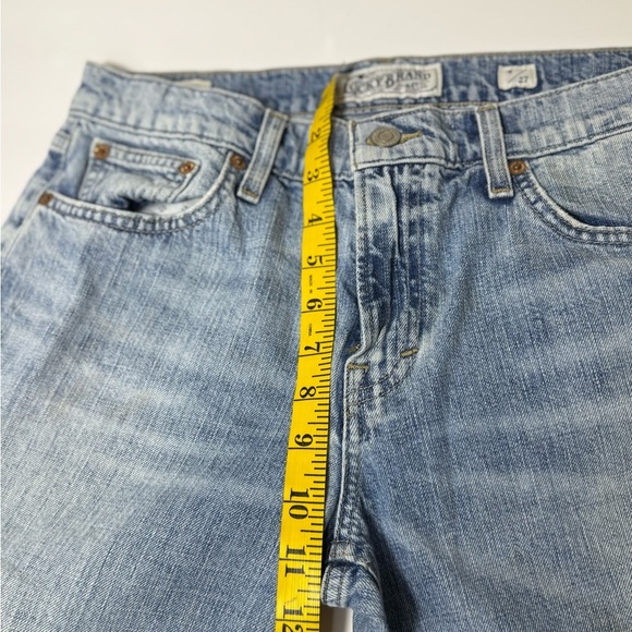 Lucky Brand Cone Denim Straight Boyfriend Distressed Jeans Womens Size 4/27 - Picture 14 of 15